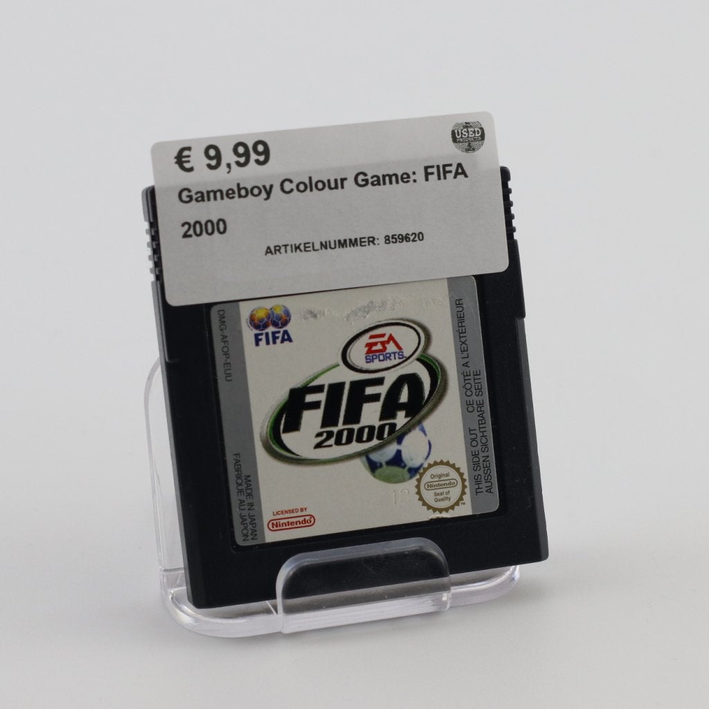 Gameboy Colour Game: FIFA 2000, Nintendo, Zo goed als nieuw, Support@nintendo.com, 11-1 Hokotate-cho, Kamitoba, Minami-ku
Kyoto 601-8501
Japan