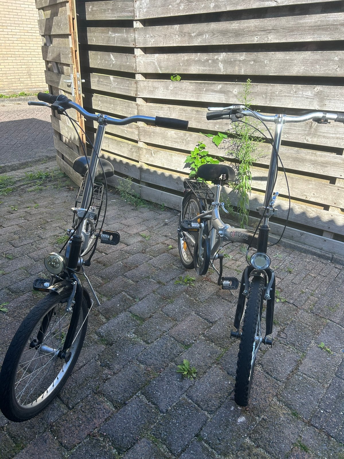 2x Compass vouwfietsen - Made in Germany, Gebruikt, Versnellingen, Totaal opvouwbaar, Dames