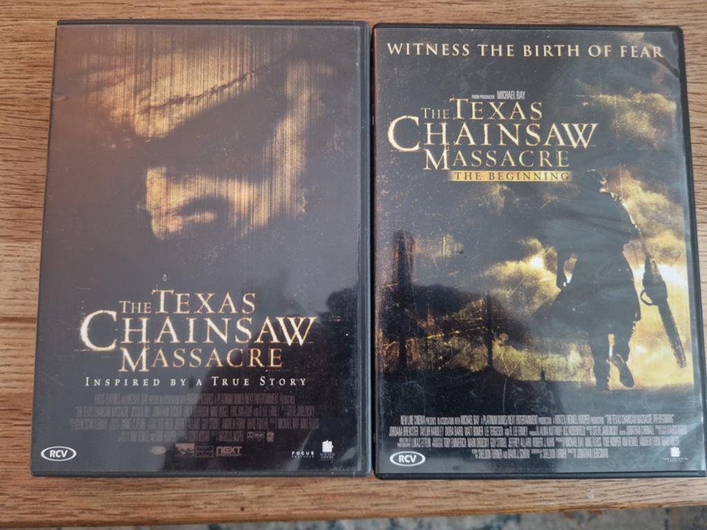 The texas chainsaw massacre & the beginning, Cd's en Dvd's, Dvd's | Horror, Alle leeftijden, Ophalen of Verzenden, Zo goed als nieuw