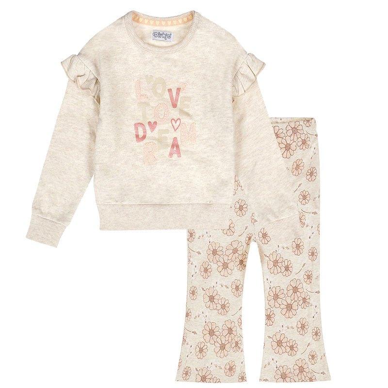NIEUW: Dirkje Set Sweatshirt & Flared Broek Lovely Maat 104, Meisje, Dirkje, Nieuw, Ophalen of Verzenden