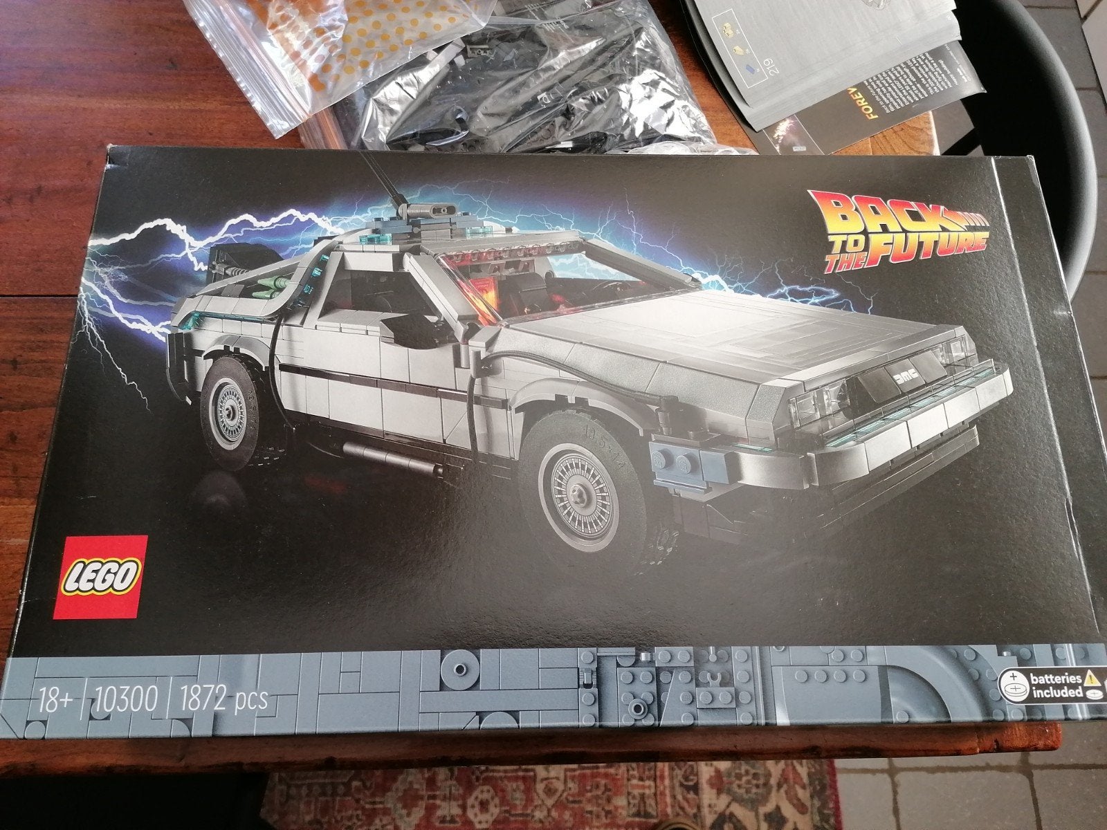LEGO Back to the Future DeLorean (10300) - Compleet, Ophalen of Verzenden, Zo goed als nieuw