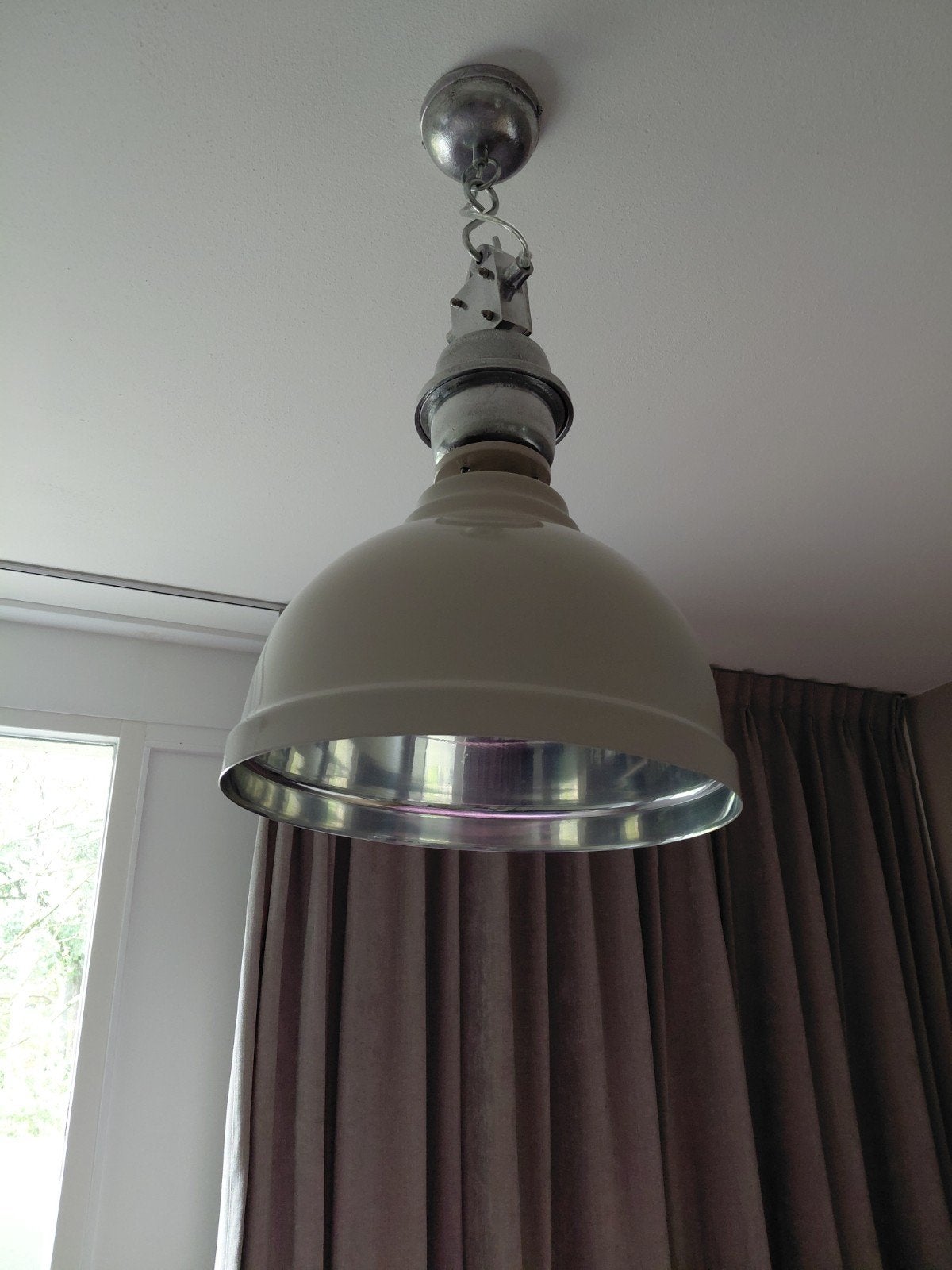 Industriële hanglamp - Vintage design, Ophalen, Gebruikt, 50 tot 100 cm, Minder dan 100 cm
