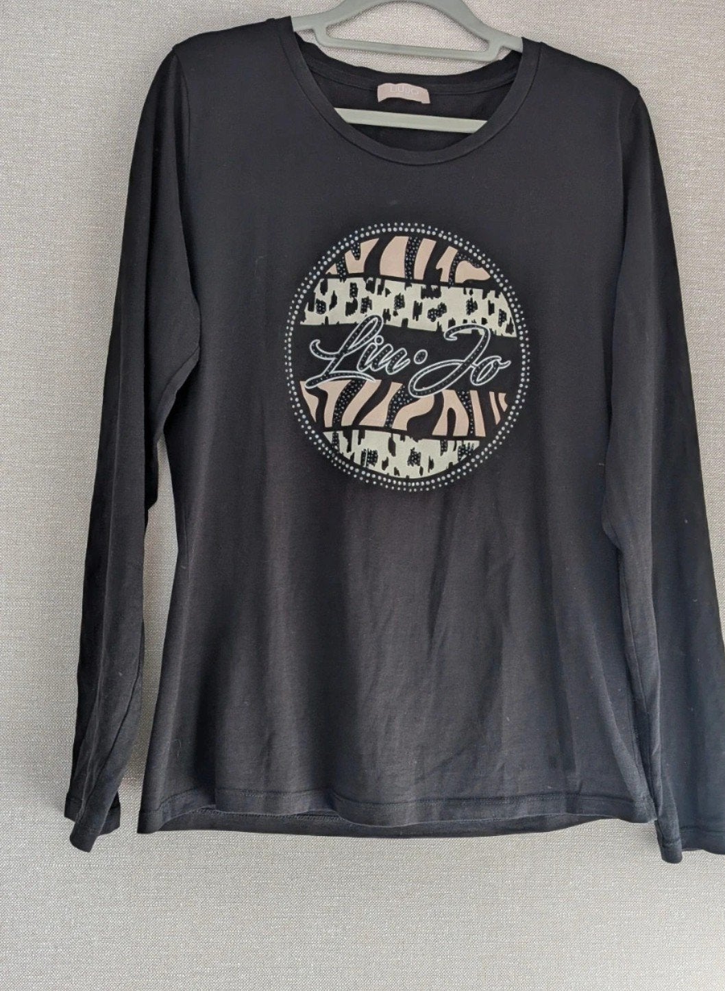Liu jo shirt, Kleding | Dames, Ophalen of Verzenden, Zo goed als nieuw, Zwart, Lange mouw
