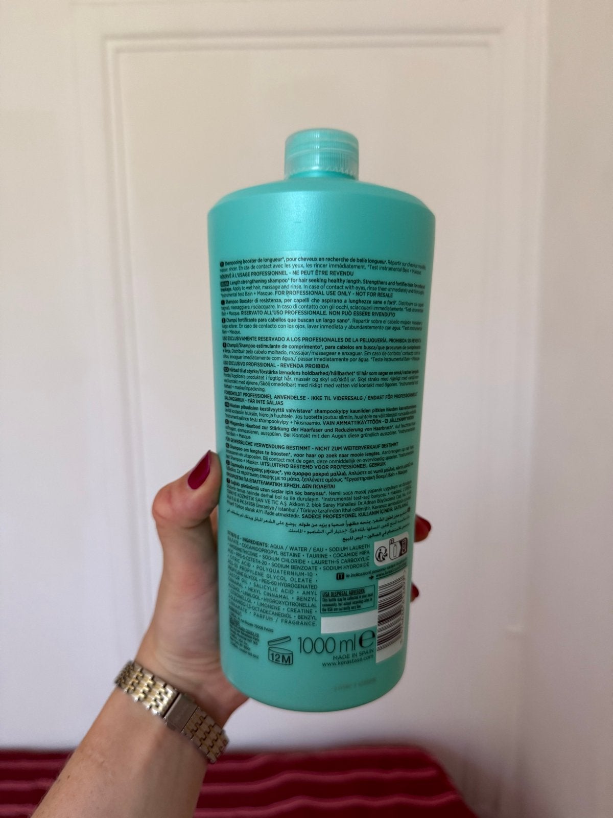 Kérastase Resistance Bain Extentioniste Shampoo 1000ml, Sieraden, Tassen en Uiterlijk, Uiterlijk | Haarverzorging, Ophalen of Verzenden