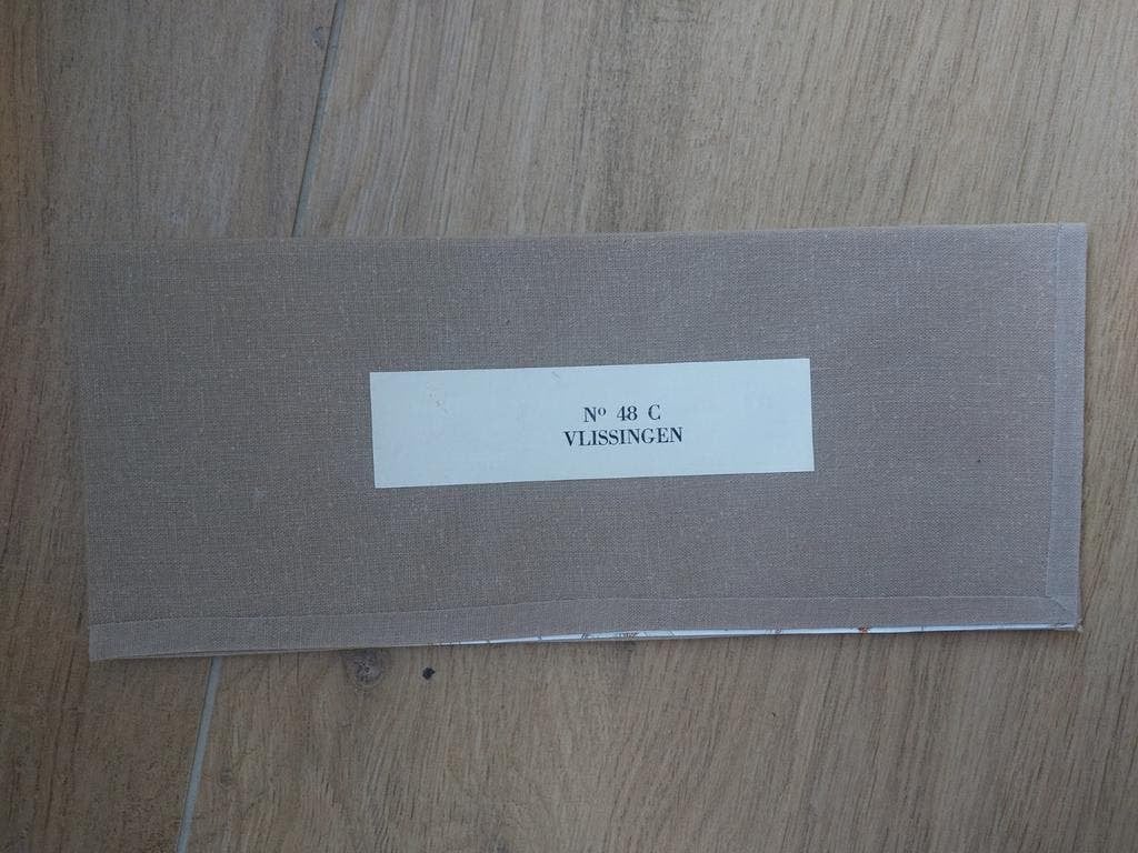48C Vlissingen Breskens Groede Nieuwvliet Stafkaart uit 1972, Boeken, Atlassen en Landkaarten, Topografische Dienst Nederland