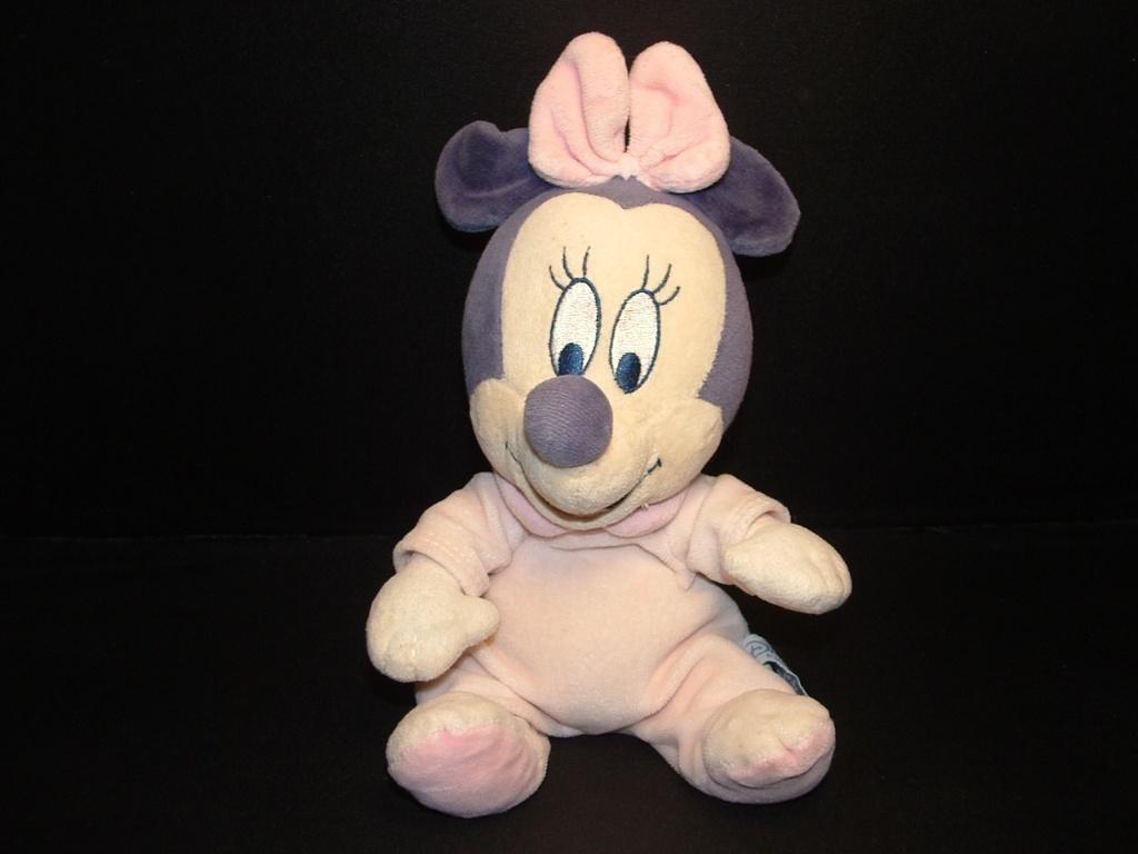 NICOTOY DISNEY BABY MINNIE MOUSE MUIS VELOURS, Verzenden, Nieuw, Overige typen