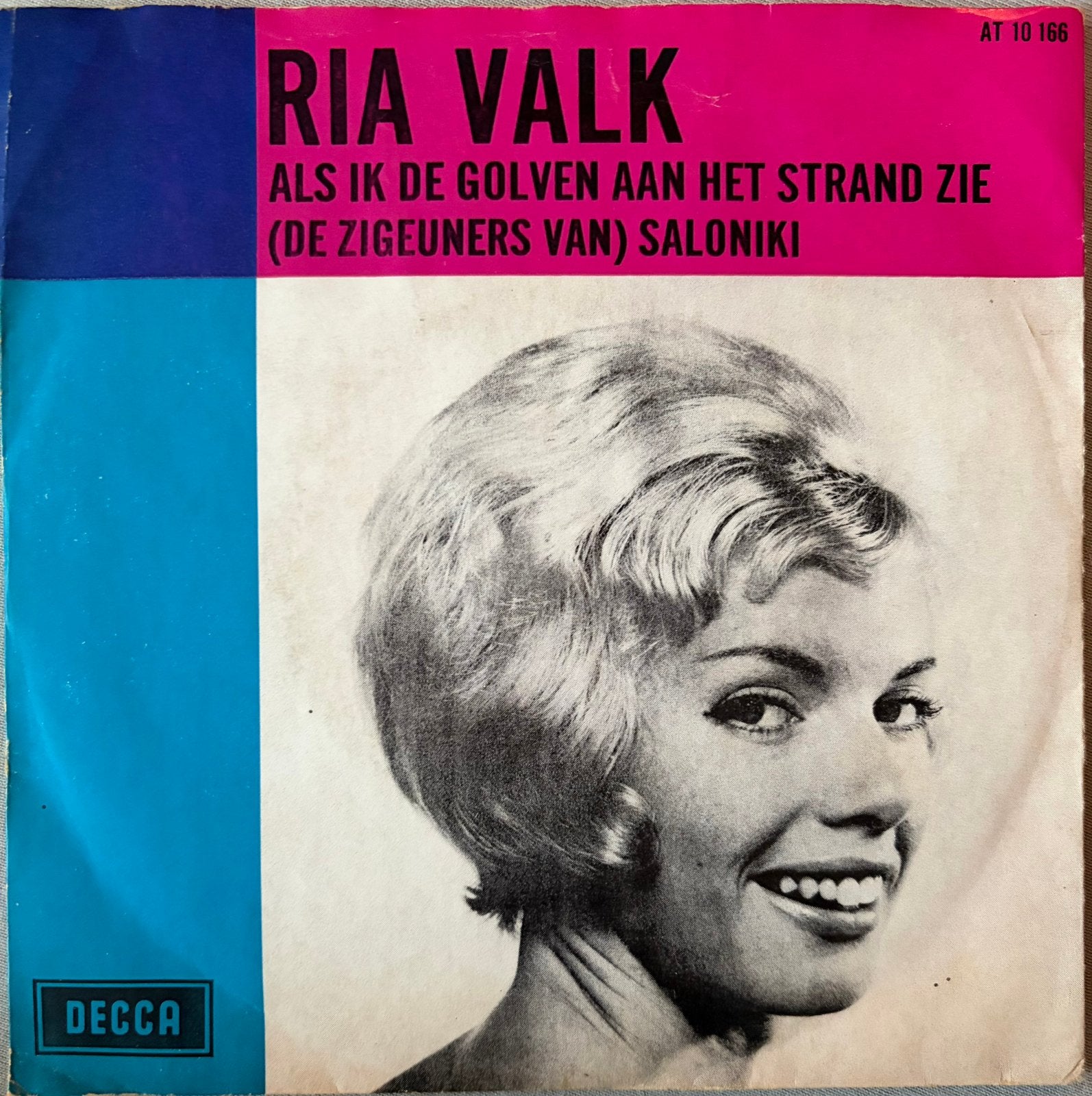 Single Ria Valk - Als ik De Golven Aan Het Strand Zie, 7 inch, Ophalen of Verzenden, Zo goed als nieuw, Nederlandstalig