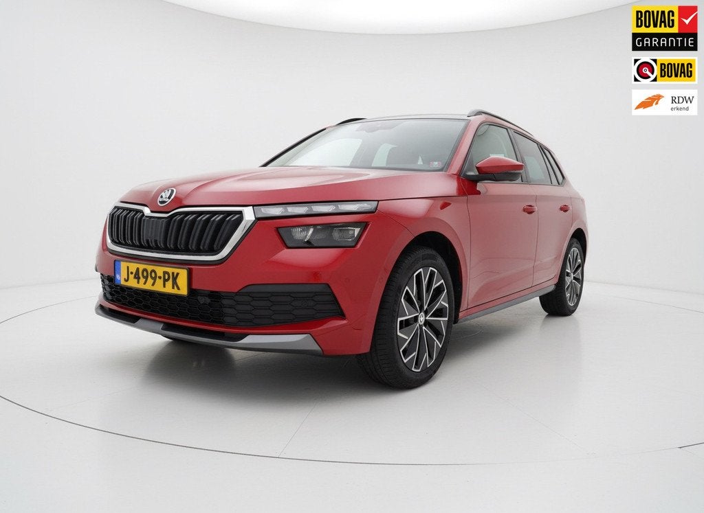 Skoda Kamiq 1.0 TSI Business Edition|Pano|Trekhaak|Camera|st, Auto's, Skoda, Voorwielaandrijving, 1131 kg, Gebruikt, Euro 6