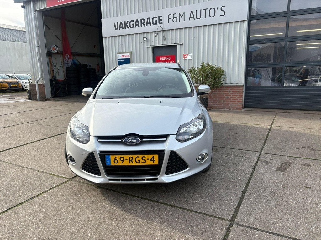 Ford Focus 1.6 EcoBoost Titanium, Auto's, Ford, Gebruikt, 4 cilinders, 150 pk, Leder en Stof