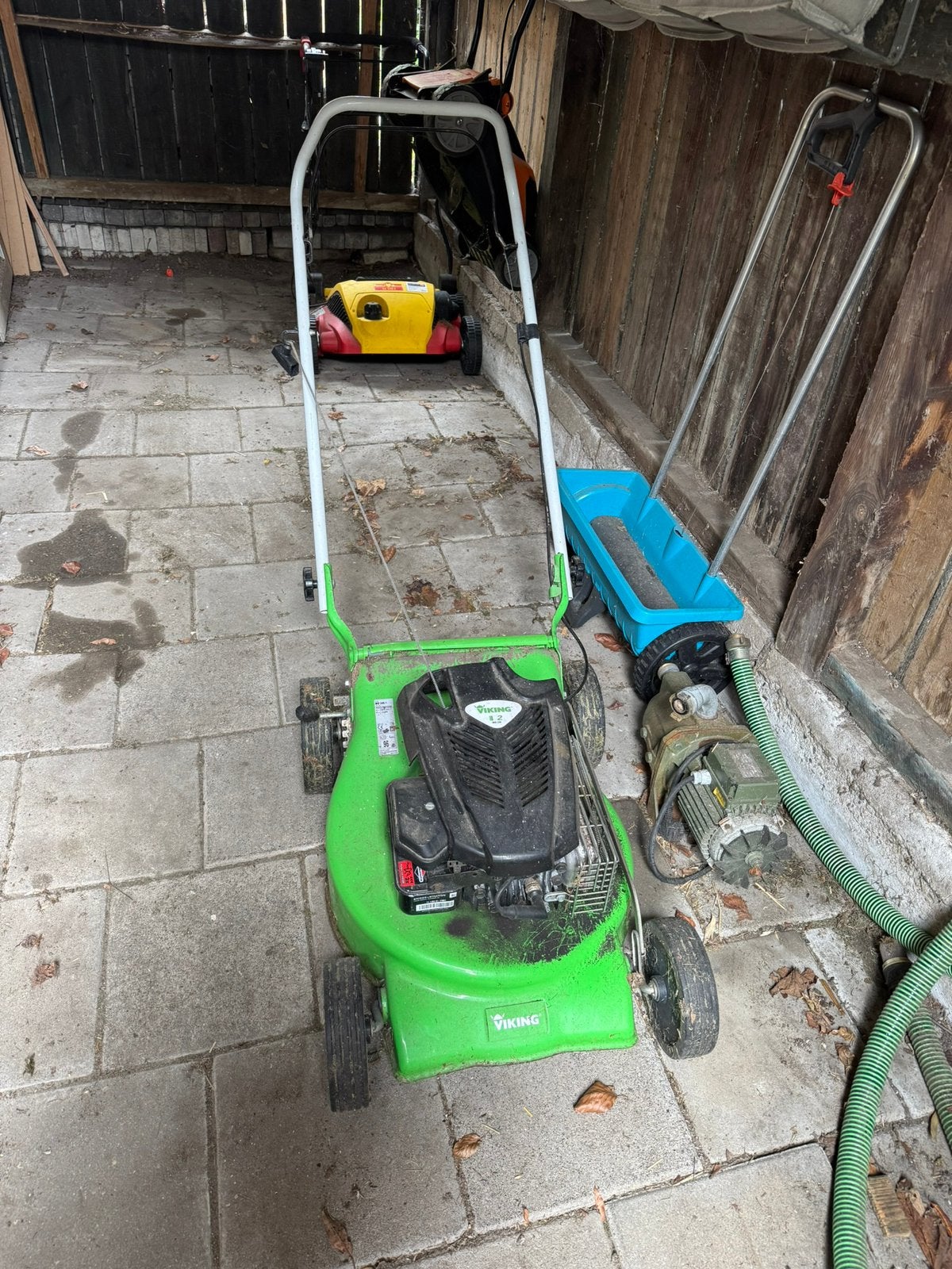 Viking MB 248.1 grasmaaier, gazonmaaier, Tuin en Terras, Grasmaaiers, Ophalen, Gebruikt
