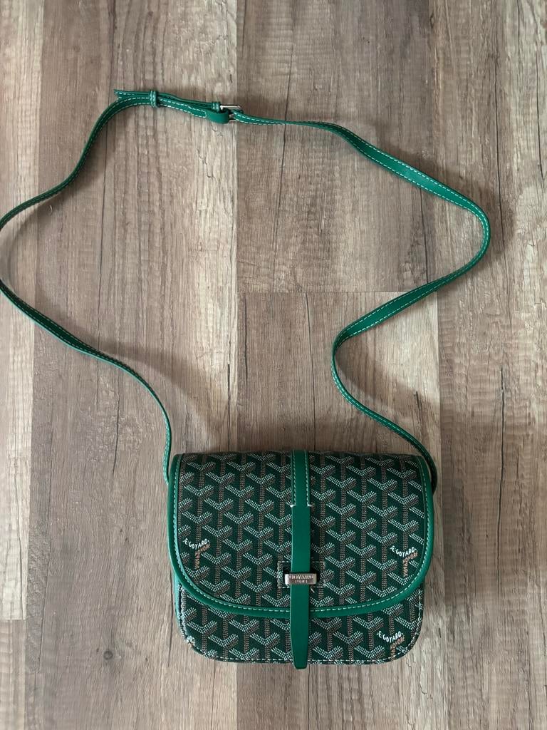 Goyard tas groen, Verzenden, Gebruikt, Groen