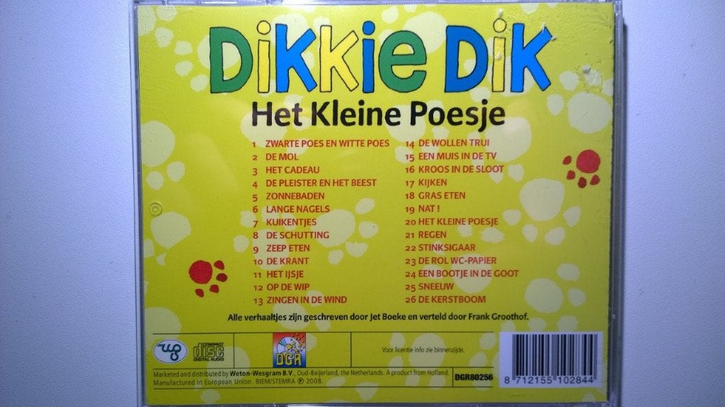 Jet Boeke - Dikkie Dik Het Kleine Poesje, Cd, Ophalen of Verzenden, Jet Boeke, Kind
