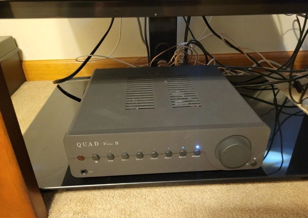 Quad Vena II - In perfecte staat, Audio, Tv en Foto, Versterkers en Receivers, Ophalen of Verzenden, Zo goed als nieuw, Minder dan 60 watt