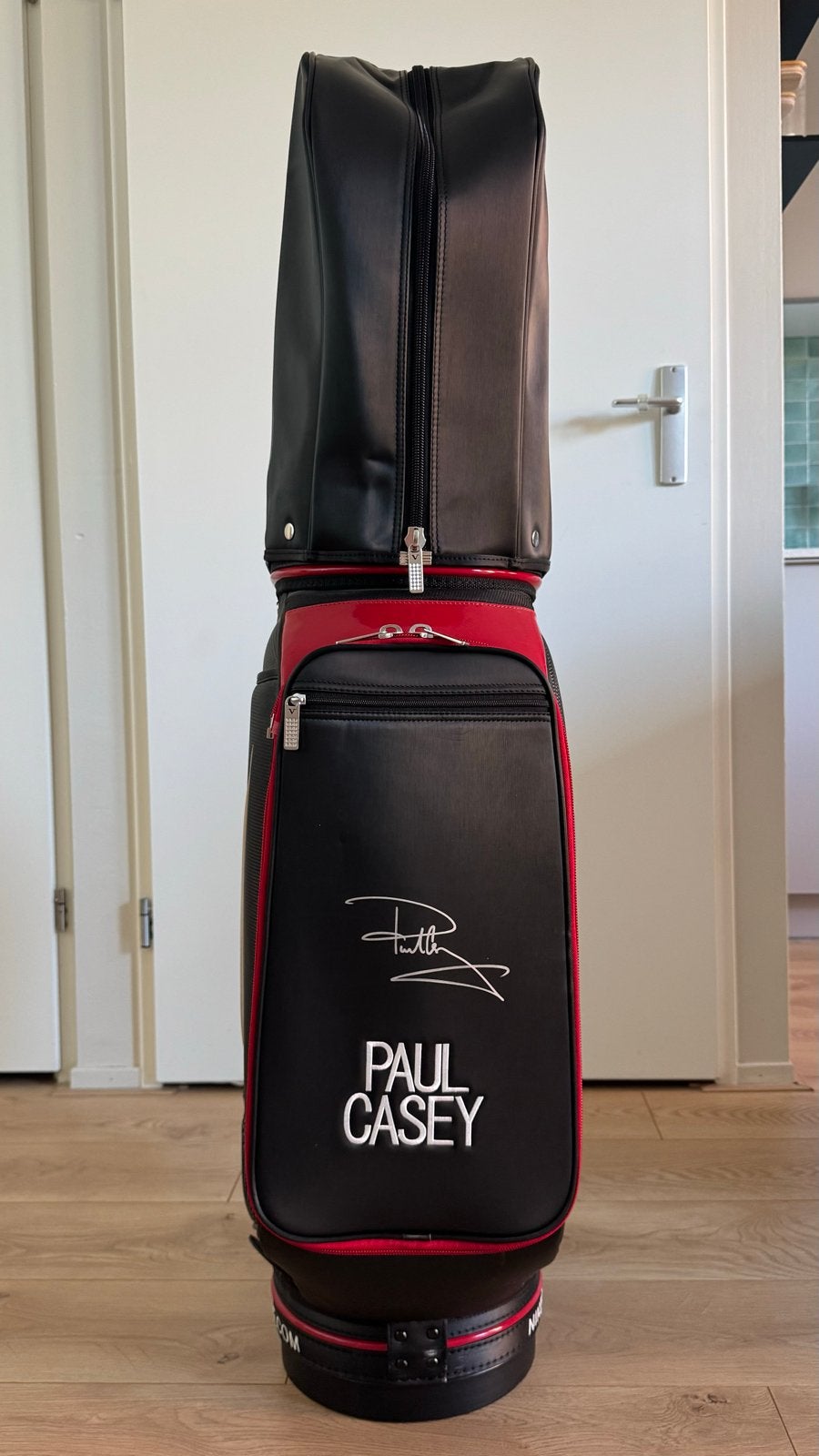 Nike VR Staff Golf Bag - Gesigneerd door Paul Casey, Ophalen, Zo goed als nieuw, Tas, Overige merken