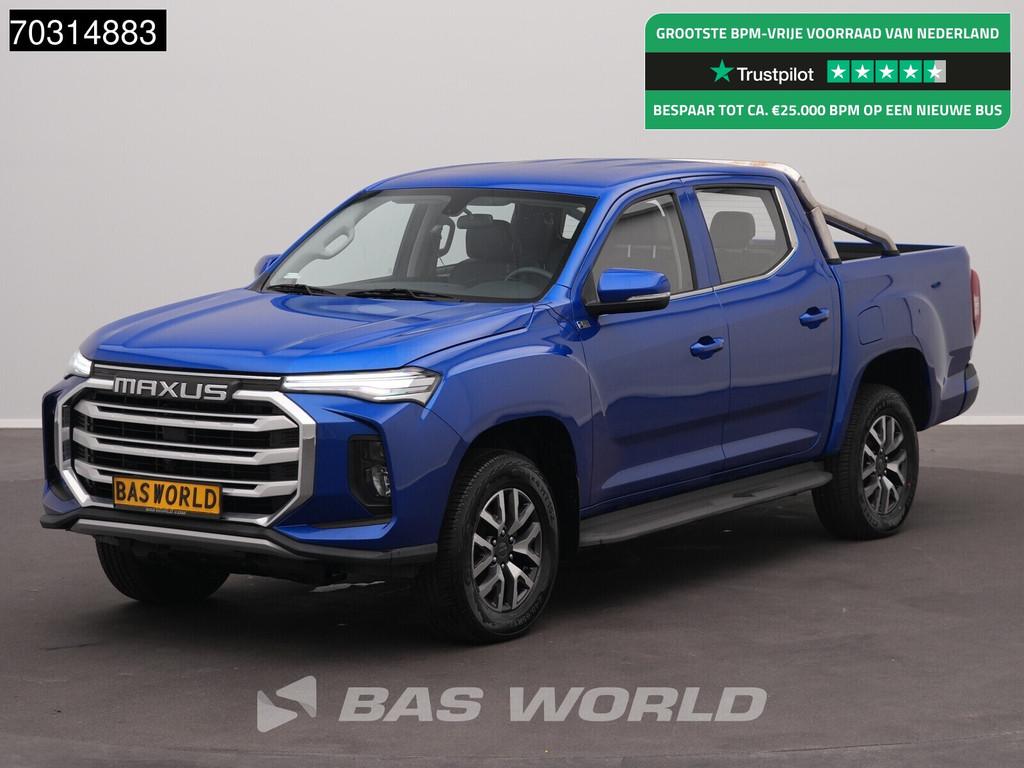 Maxus T90 EV T90 89kWh WLTP 471km Pickup CarPlay Airco Camer, Auto's, Bestelauto's, Automaat, 2375 kg, 750 kg, Leder