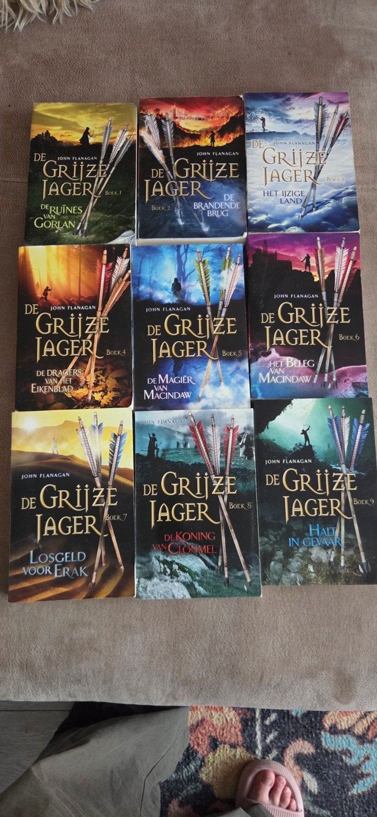 De grijze jager, Ophalen, Gelezen, John Flanagan