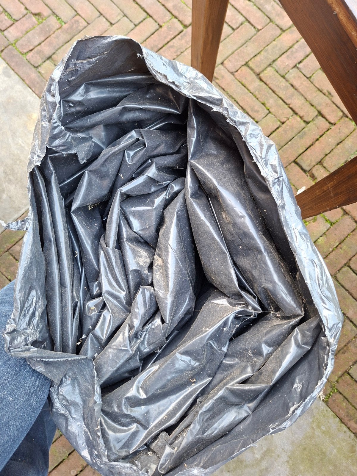 landbouwplastic, Doe-het-zelf en Verbouw, Ophalen, Gebruikt, 15 m² of meer, Zeil