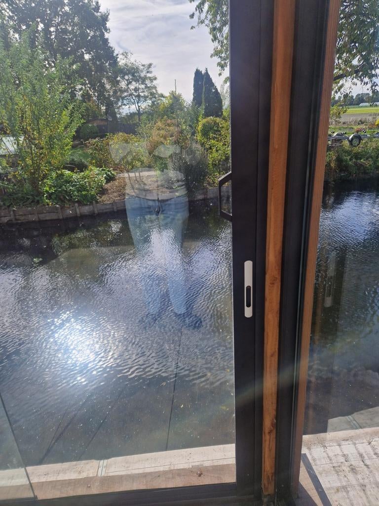 Slotmeganisme voor een glazen schuifwand, Ophalen, Aluminium, 225 cm of meer, Schuifpui