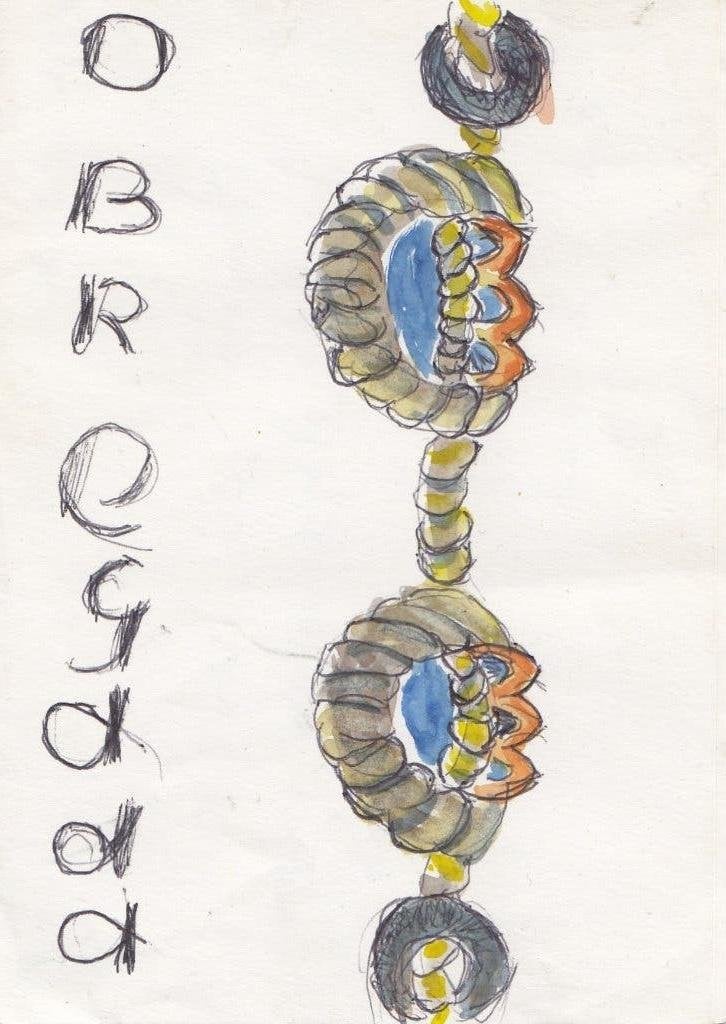 Aquarel gesigneerd Hans & Lien 1993, Ophalen of Verzenden, Tekening, Aquarel