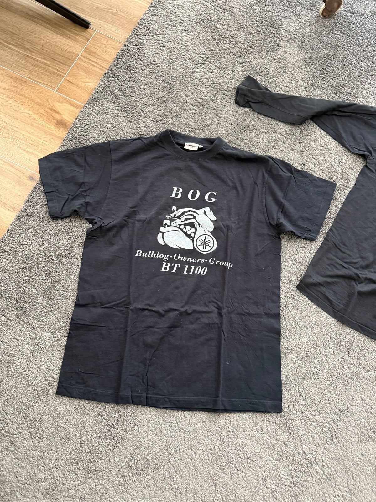 yamaha bt1100 bulldog  t-shirt, Ophalen of Verzenden, Zo goed als nieuw, Maat 52/54 (L), Zwart