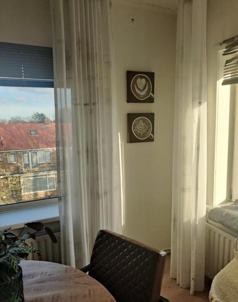 Luxe in betweens - gordijnen, Ophalen of Verzenden, Zo goed als nieuw, Grijs, 200 cm of meer