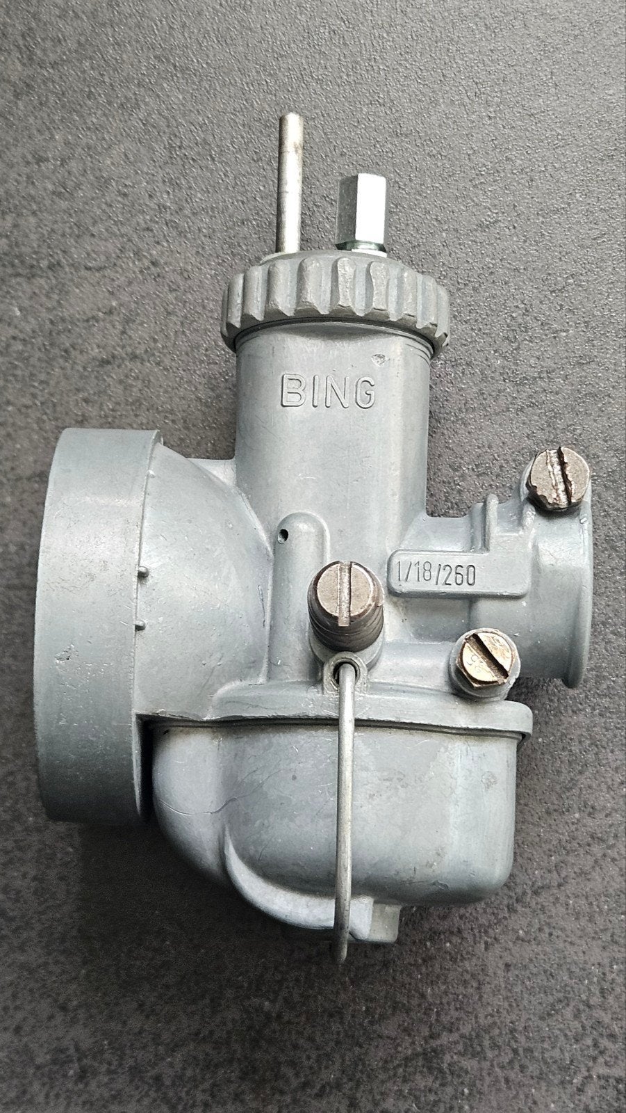 Zeer nette Bing 18 carburateur 1/18/260, Fietsen en Brommers, Ophalen of Verzenden, Zo goed als nieuw, Carburateur