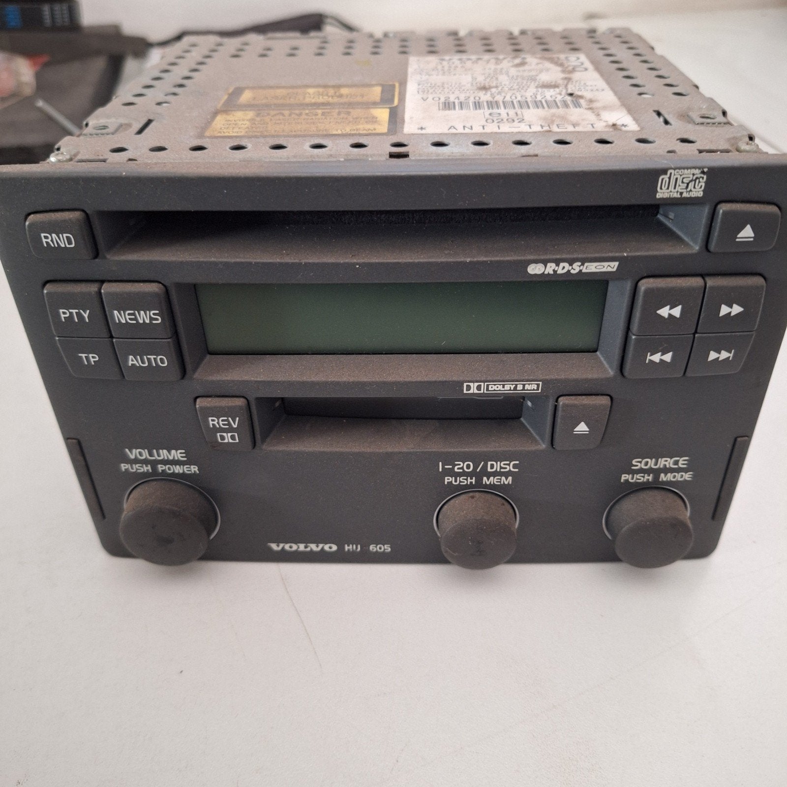 Volvo Radio CD-speler - Origineel HU 605, Ophalen of Verzenden, Gebruikt