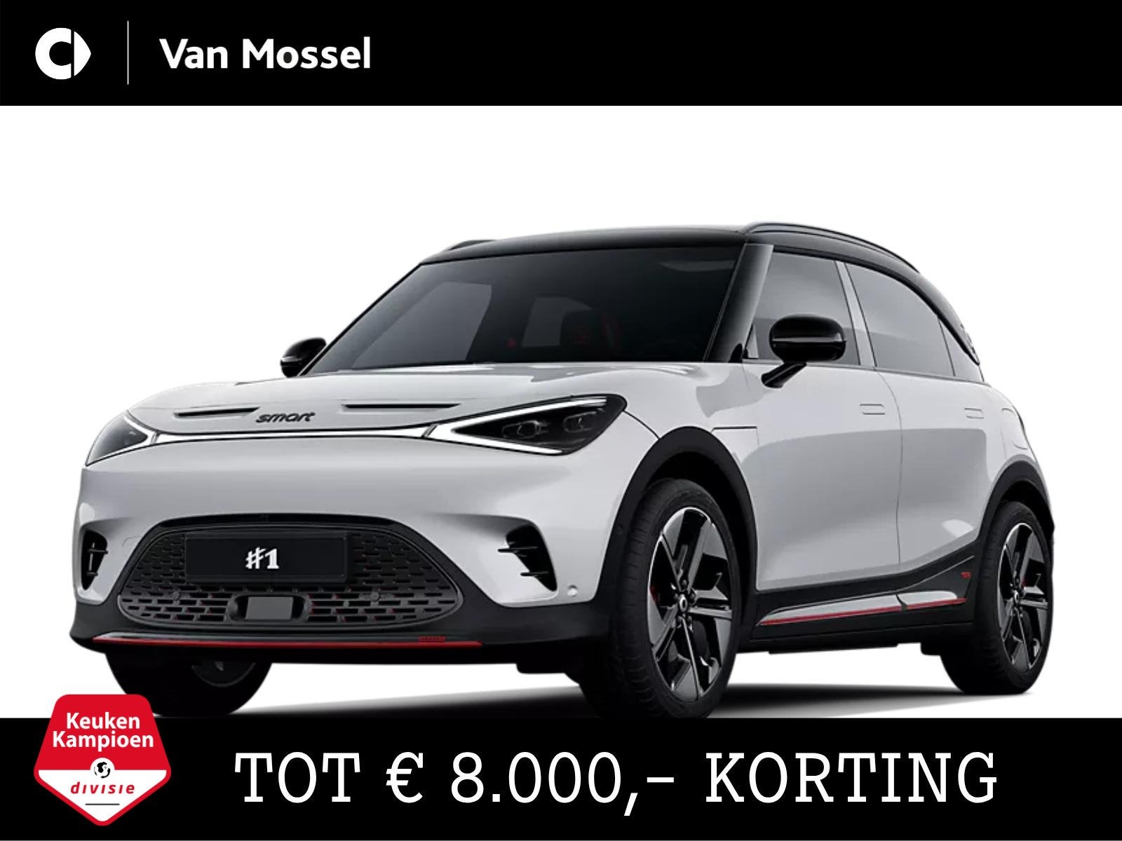 smart #1 BRABUS / Stoelverwarming / Beats® Soundsystem met, Auto's, Automaat, 100 kWh, 428 pk, 1600 kg