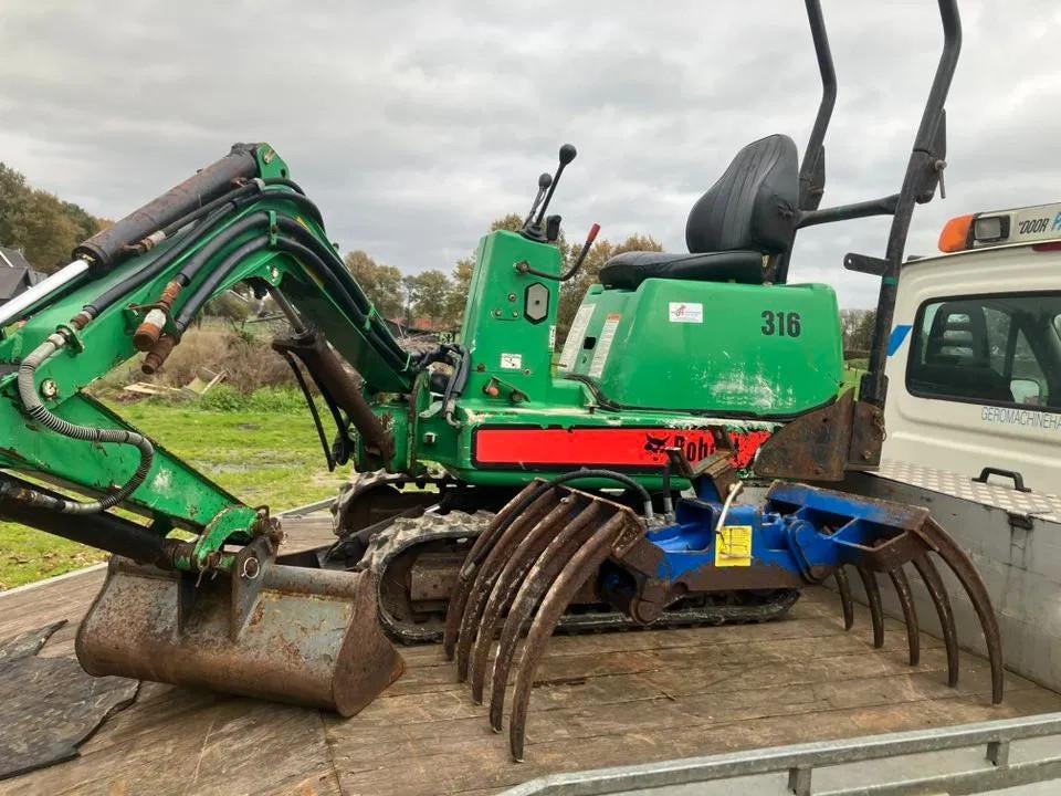Bobcat 316 EA marge minigraver (bj 2005), Graafmachine