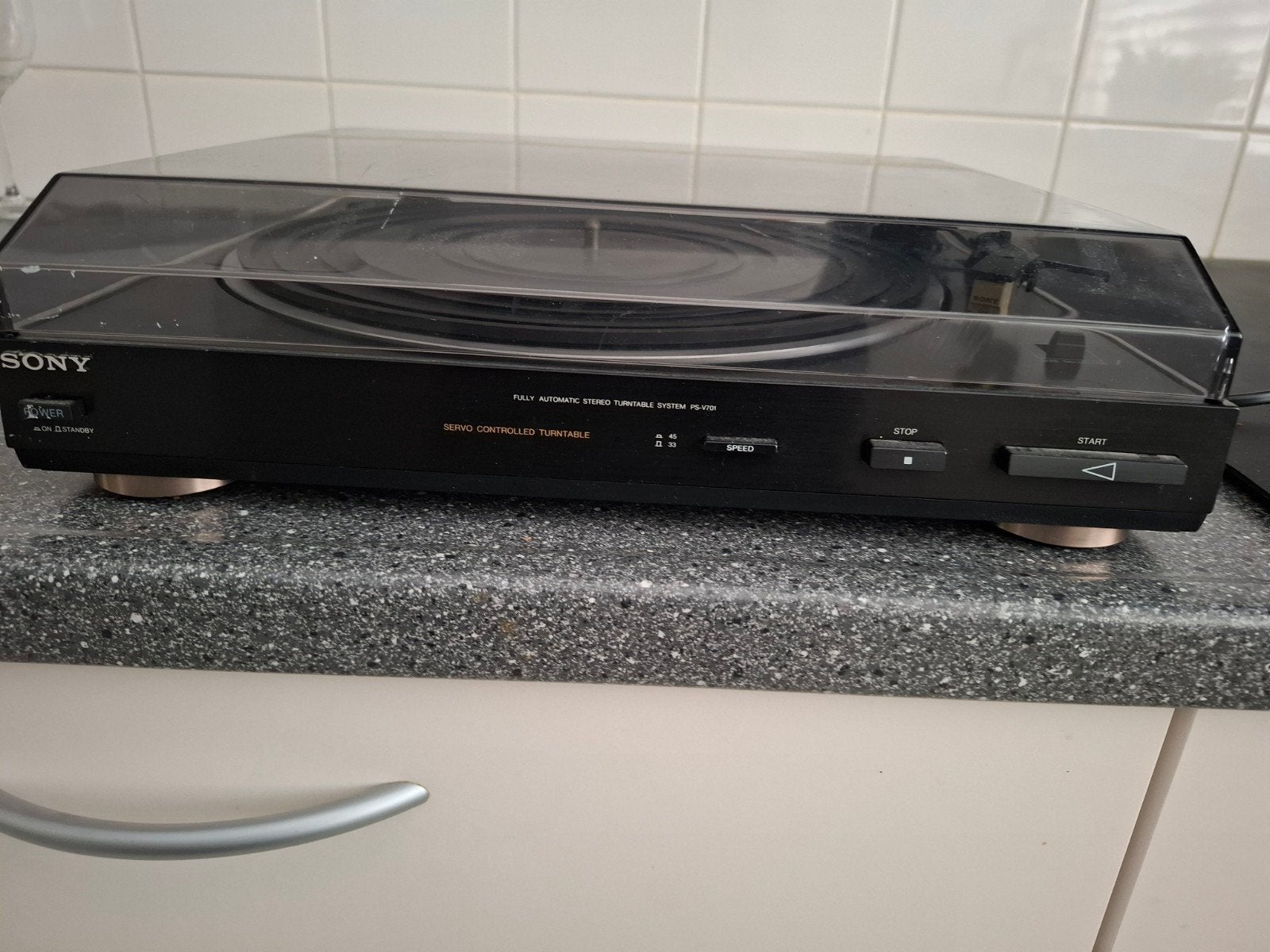 Sony PS-Y701 PLATENSPELER, Ophalen