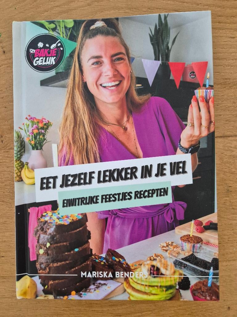 Bakje Geluk boek 3, eiwitrijke feestjes. Nieuw, Boeken, Dieet en Voeding, Mariska Benders, Nieuw, Ophalen of Verzenden