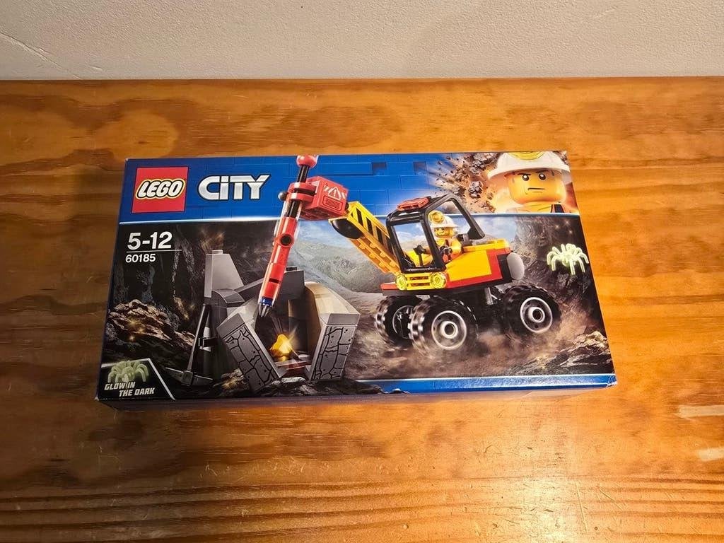 LEGO City 60185 Mijnbouw Zware Graafmachine, Ophalen, Zo goed als nieuw, Overige merken