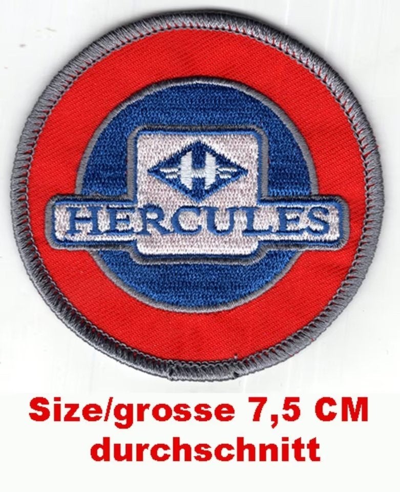 HERCULES logo ROOD patch voor W2000 K125 BW K50 MK50 125, Verzenden, Nieuw