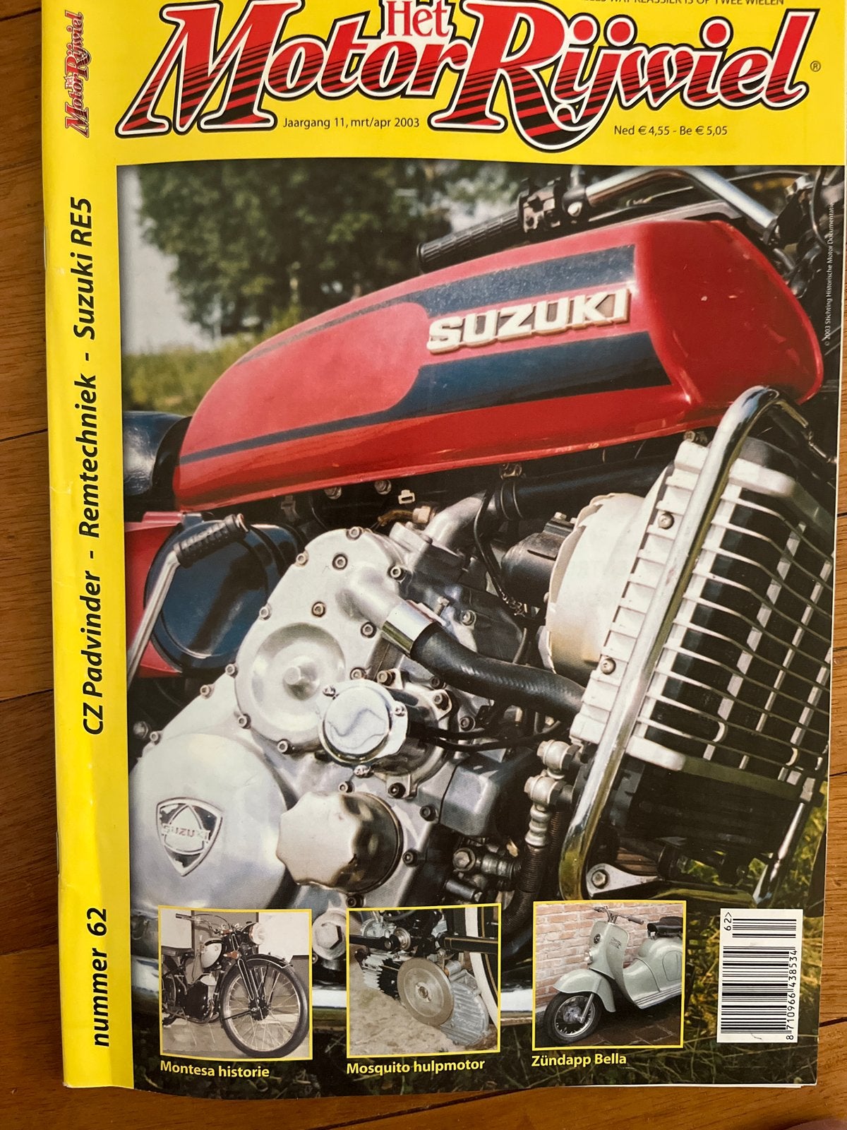 Het MotorRijwiel nr. 62: Zundapp, Suzuki RE 5, CZ, Ophalen of Verzenden, Gelezen, Algemeen