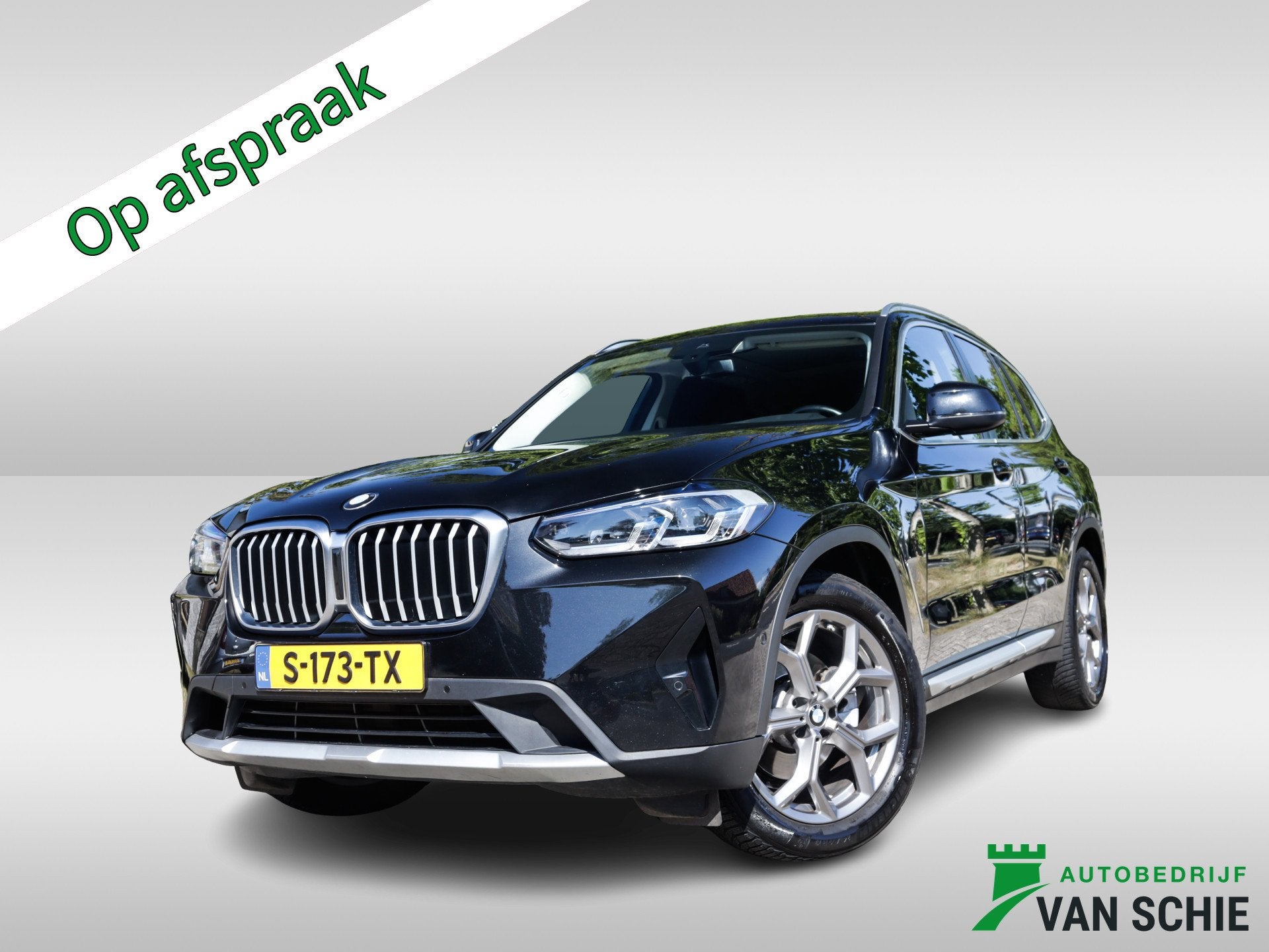 BMW X3 xDrive20d High Executive 2e-Eig. & Keurig-Onderh BOVA, Automaat, 12 maanden, Zwart, Leder