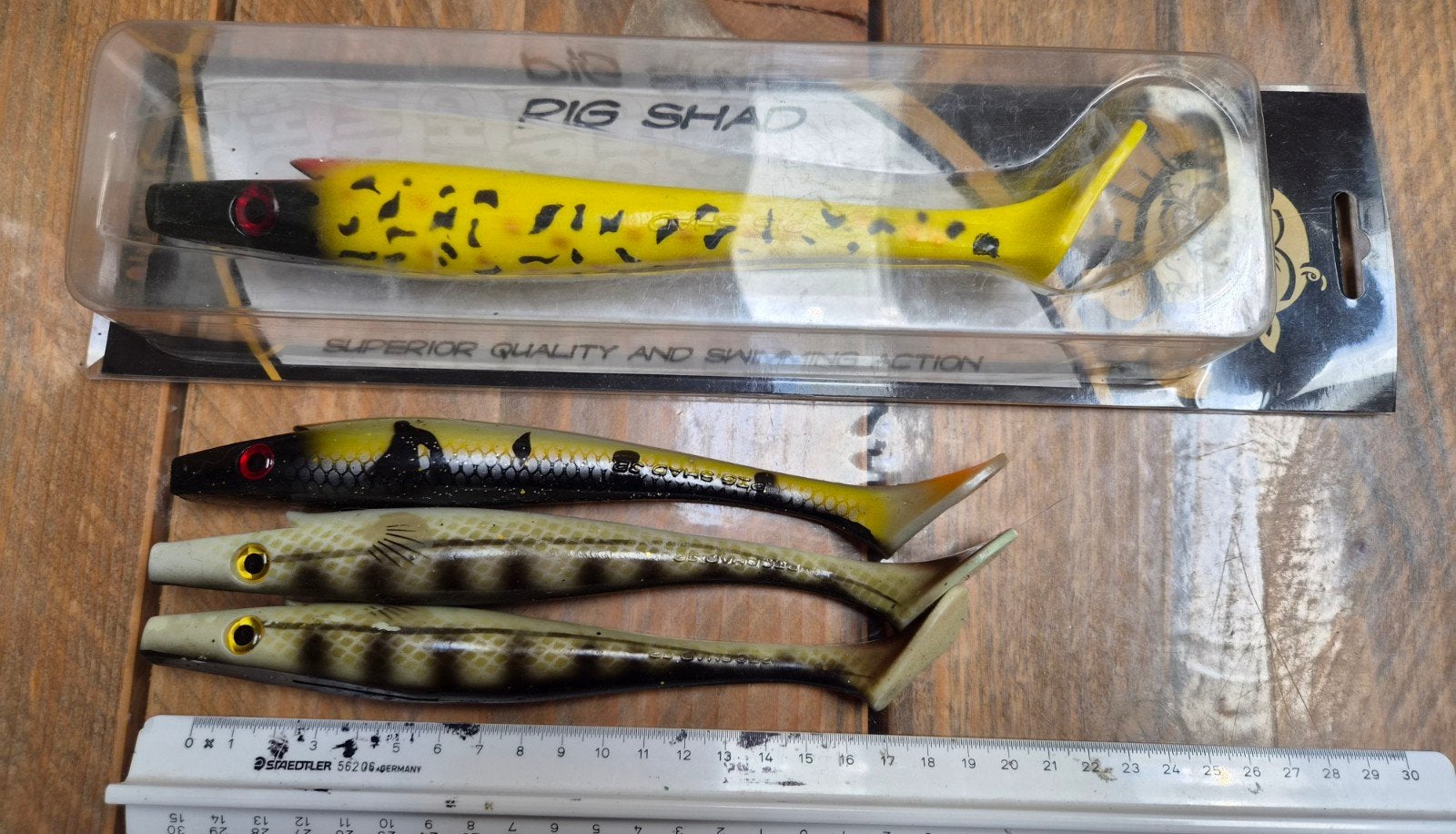 Set Strike pro pig shad 23 + 18-20 cm Kunstaas, Watersport en Boten, Ophalen of Verzenden, Nieuw, Overige typen