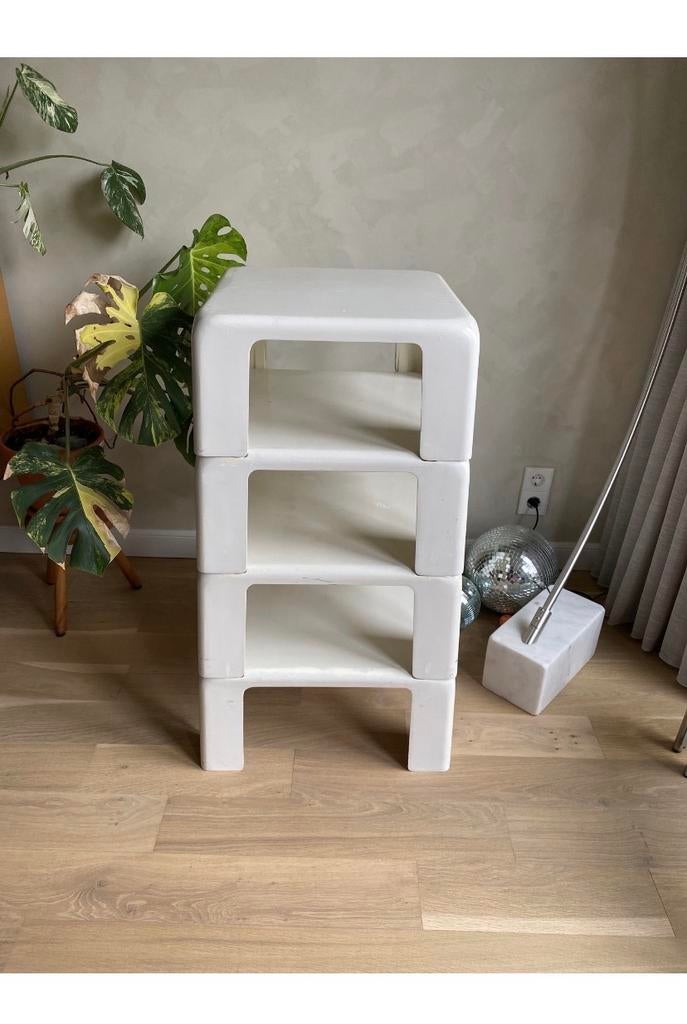 B&B Italia Quattro Gatti Nesting Tafeltjes - Mario Bellini, Ophalen, Kunststof, Gebruikt, 50 tot 100 cm