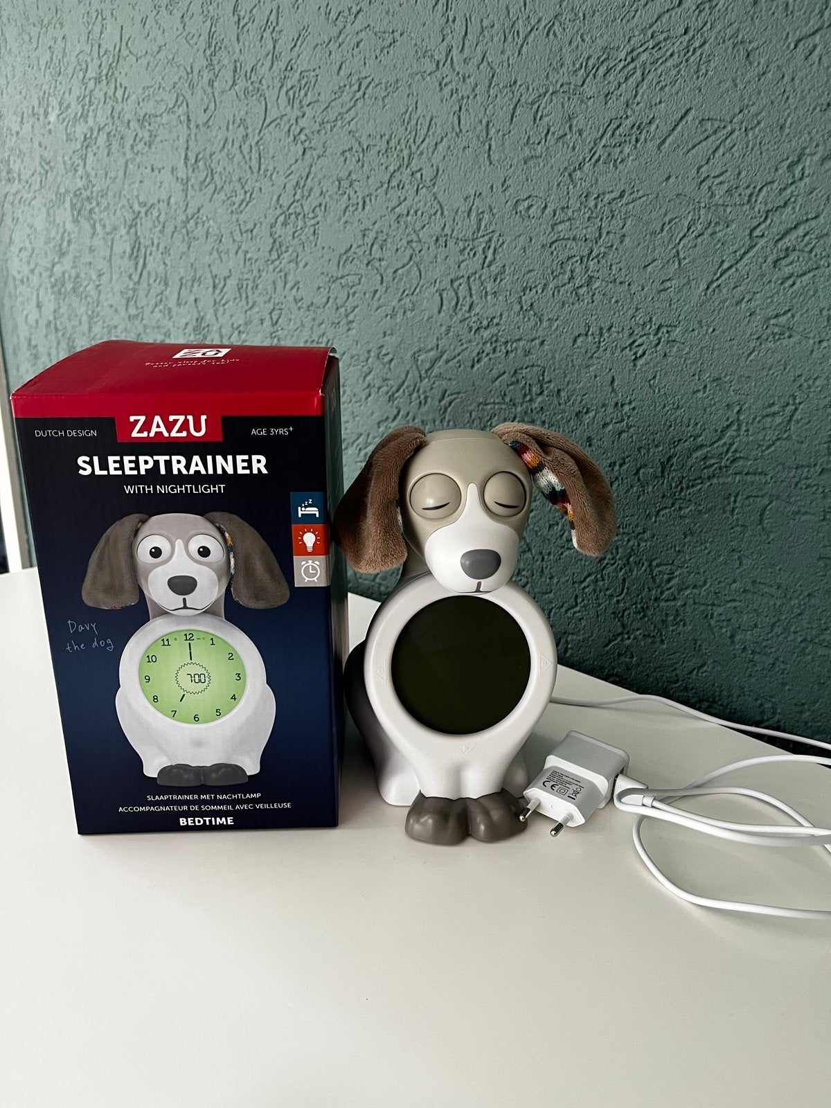 ZAZU Slaaptrainer met Nachtlamp - Davy de Hond, Ophalen, Zo goed als nieuw