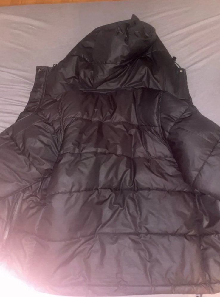 Burberry London England Puffer Jacket Zwart Maat M, Ophalen, Maat 52/54 (L), Zwart, Gedragen