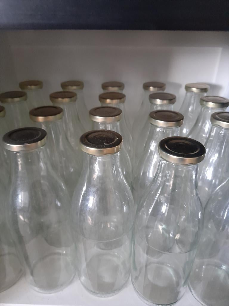 Glazen flessen 1L, Ophalen