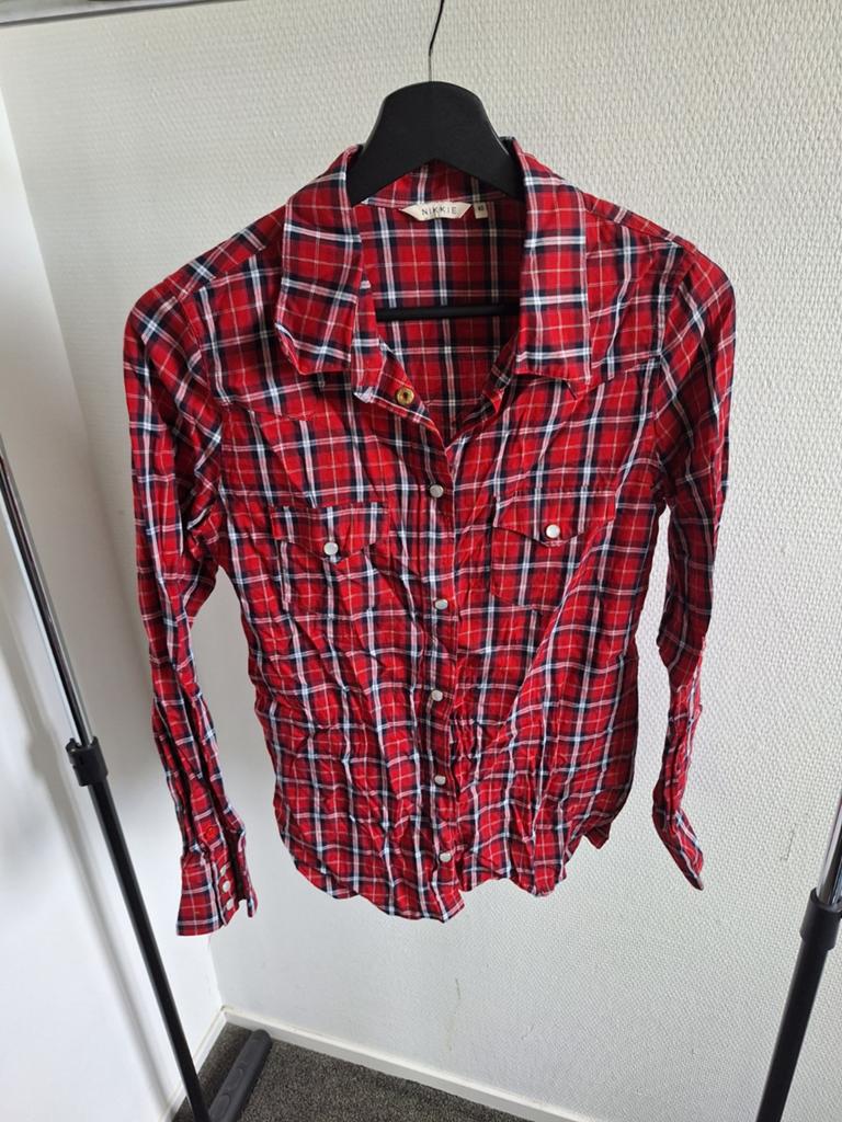 NIKKIE blouse, Maat 38/40 (M), Zwart, Ophalen of Verzenden, Zo goed als nieuw