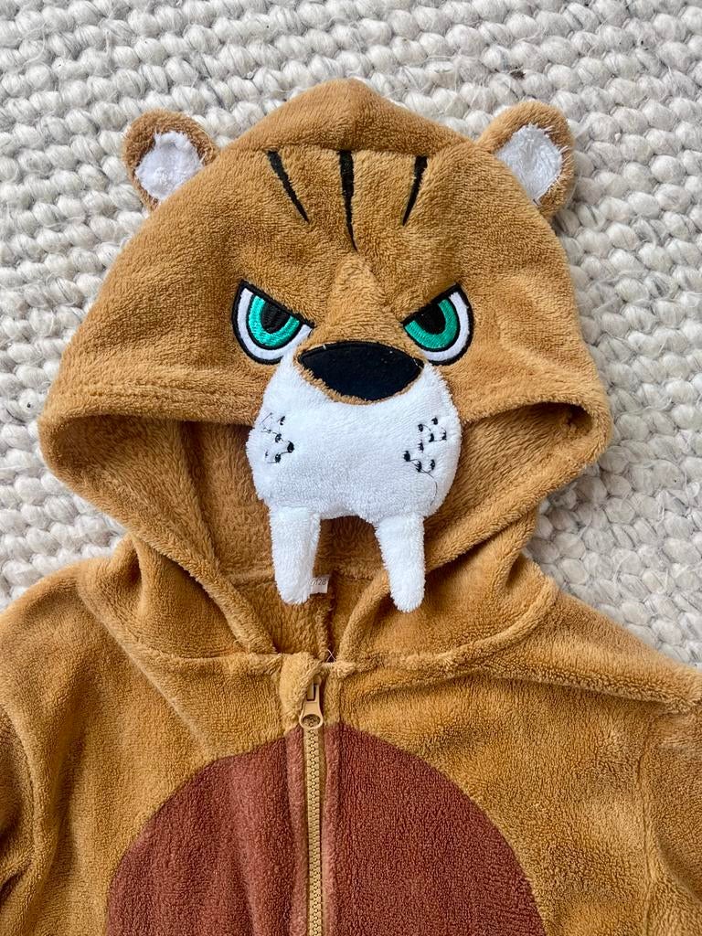Tijger / Sabeltand Tijger Onesie maat 134, Ophalen of Verzenden, Gebruikt, 134 t/m 140, Jongen of Meisje