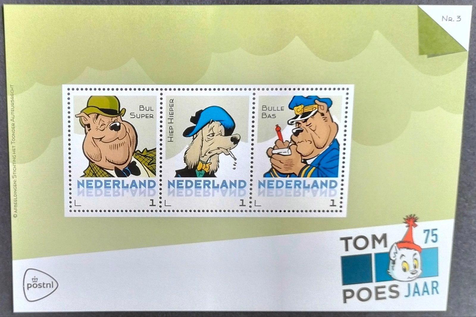 Persoonlijke Postzegels Vel Tom Poes 75 Jaar Postfris., Postzegels en Munten, Postzegels | Nederland, Verzenden, Postfris