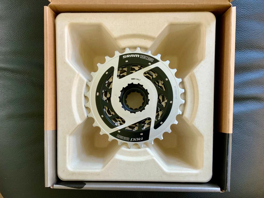 SRAM RED XG 1290 E1 Cassette 10-28T 12-speed Als Nieuw, Ophalen of Verzenden, SRAM, Derailleur of Ketting, Racefiets