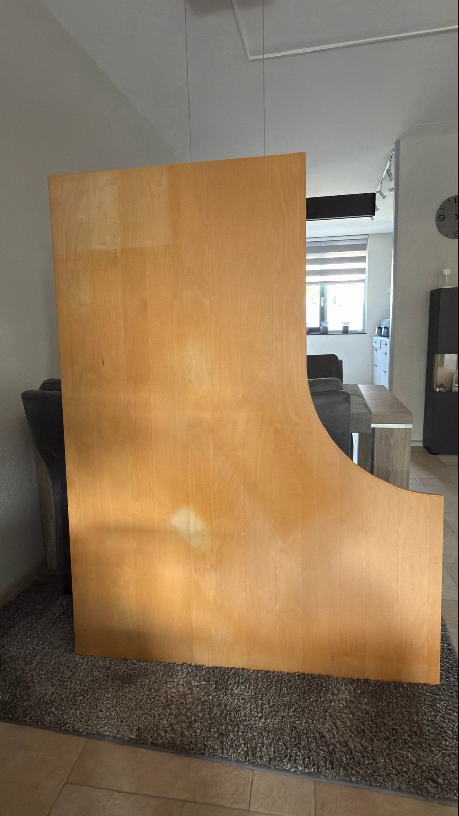 L vormig bureaublad 160x80 (brede deel 120) Ikea Galant, Ophalen, Gebruikt