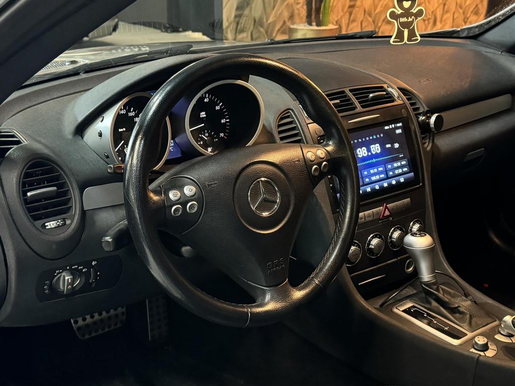 Mercedes-Benz SLK-klasse SLK 200 Kompressor | Leder | Stoelv, Auto's, Automaat, Achterwielaandrijving, Gebruikt, Zwart