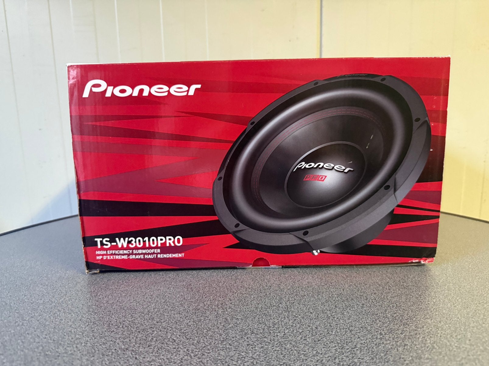 Pioneer TS-W3010PRO 12in Subwoofer 1500W Peak, Auto diversen, Autospeakers, Ophalen of Verzenden, Zo goed als nieuw