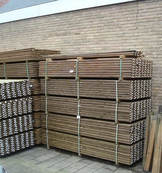 Grenen Geimpregneerde Rabatdelen 18 x 145 mm 2.40 mtr. Actie, Tuin en Terras, Palen, Balken en Planken, Ophalen, Nieuw, 250 cm of meer