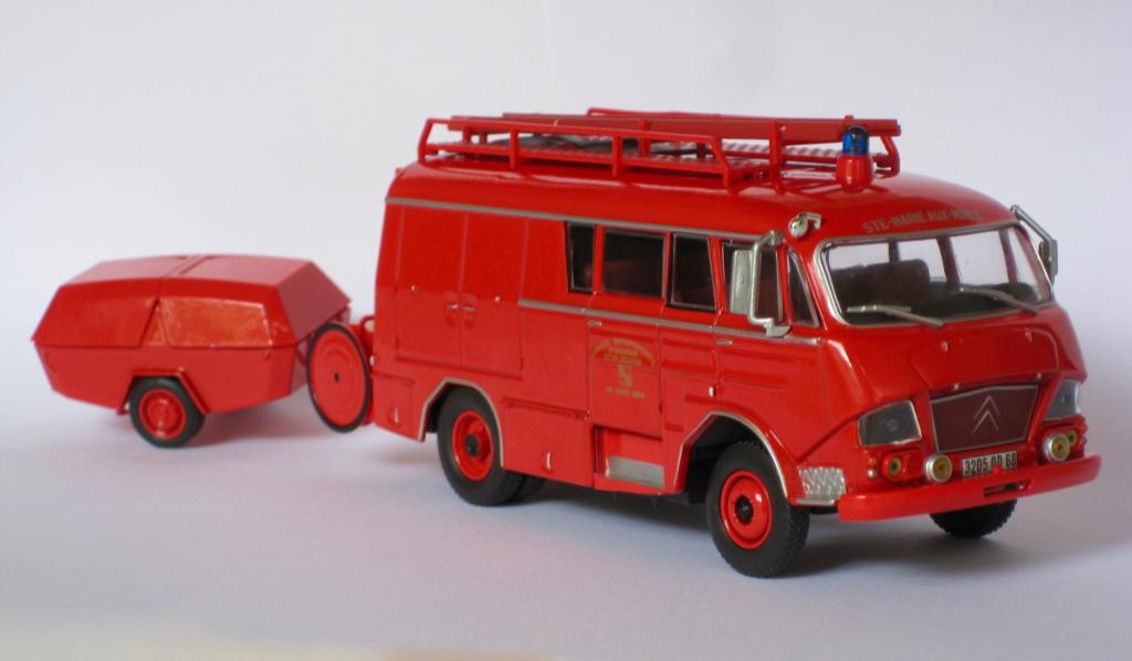 Citroen Type N SP Fi Gruau met aanhanger 1972 Hachette 1:43, Ophalen of Verzenden, Nieuw, Auto, Overige merken