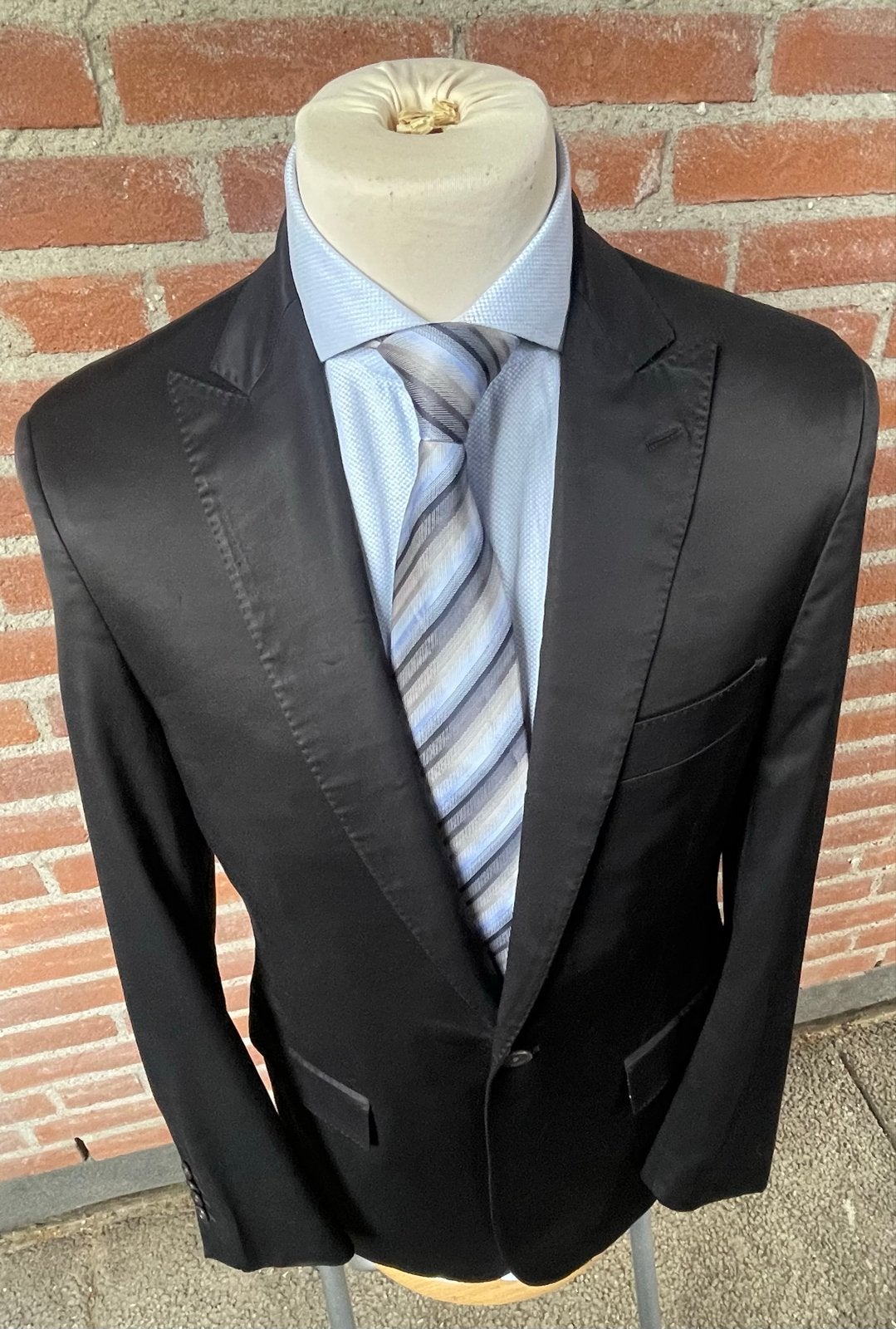 Etro Zwarte Blazer - Maat 50 (M), Ophalen of Verzenden, Gedragen, Maat 48/50 (M), Zwart